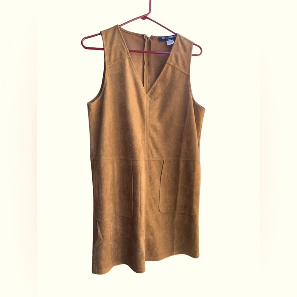 By Together Tan Suede Dress free people